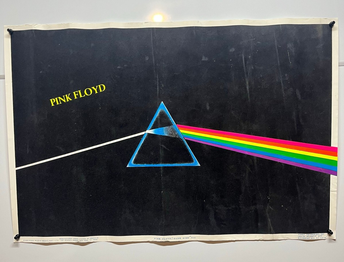Poster: Pink Floyd: Dark Side Of Moon: 1992/1987 velvet black