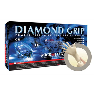 Microflex MF-300-XL DIAMANTGRIFF PF LATEX HANDSCHUHE XL 100PK