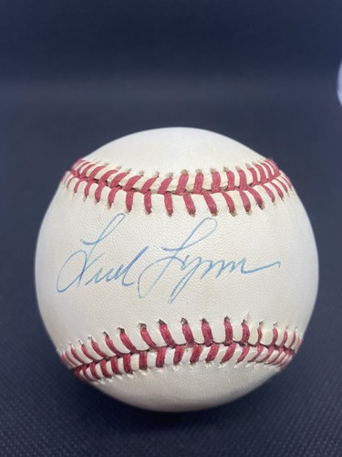 Fred Lynn Signed Baseball Boston Red Sox Angels