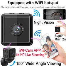 Mini App WiFi Camera Motion Detection Night Vision Home Security Cam