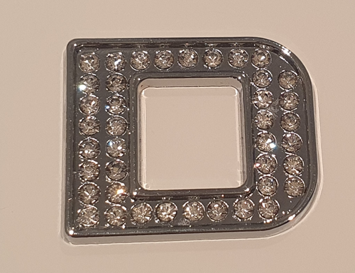Crystal Diamond 3D Metal Chrome Self Adhesive Car Emblem Letters & Numbers Badge - Picture 15 of 55
