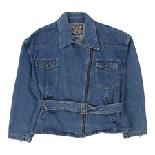 The Limited Denim Jacket - Large Blue Cotton