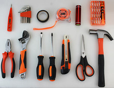 15 Tools Combo SetCar Maintenance ToolsDrill Impact Drill SetTool Kit（32-46）