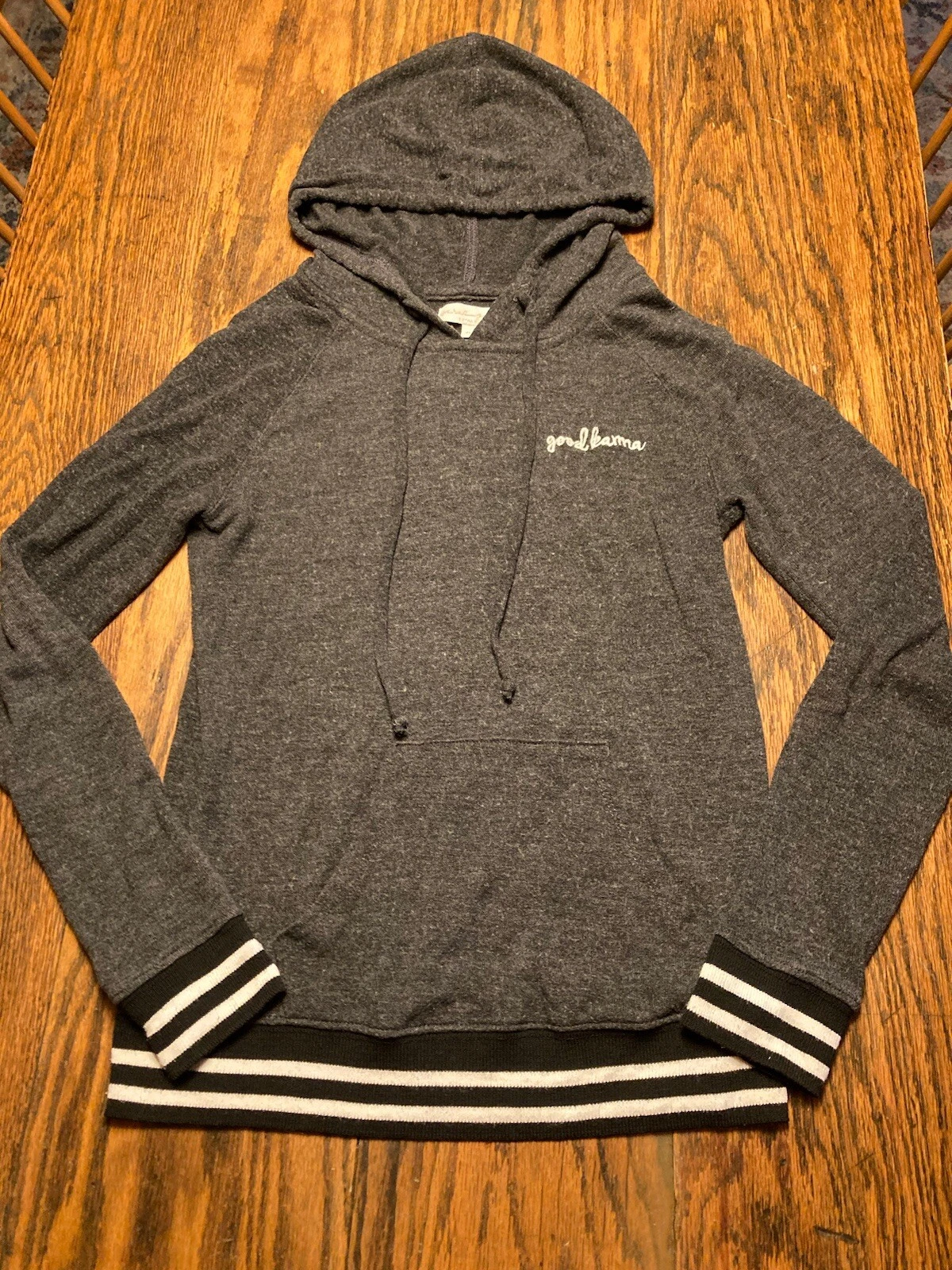 Spiritual Gangster Good Karma Hoodie Pullover XS Graphic USA Made EXC.!