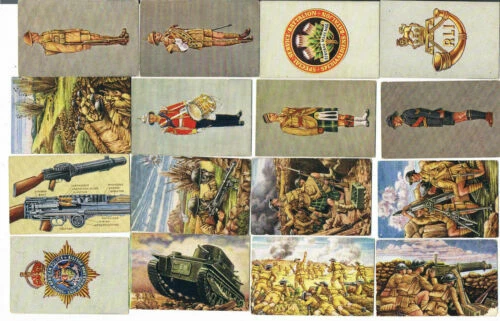 Overseas Issue Military/War Collectable Cigarette Cards