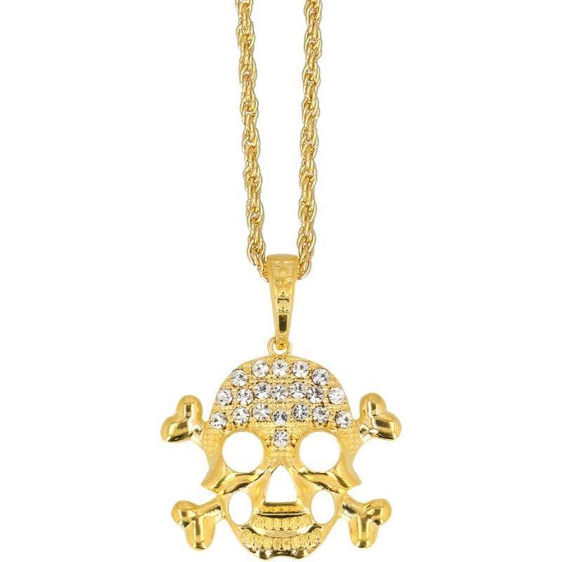Boland Skull & Cross Bones Pendant Necklace Adult Pirate Fancy Dress
