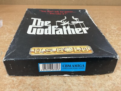 The Godfather US Gold Commodore Amiga Box Videospiel Disk Crime