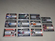 11 2005-06 HOCKEY CARD LOT UD TRILOGY AUTOGRAPH AUTO SIGNED SCRIPTS 1 2 NHL UDA