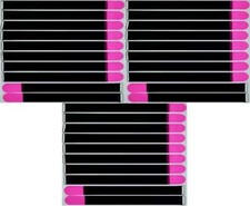 30x Cable Hook and Loop Hook and Loop Tape 800 x 50mm Neon Pink Eyelet Hook and Loop Cable Ties Hook and Loop
