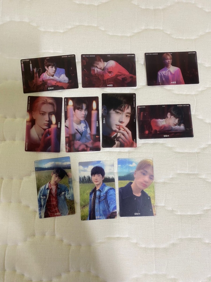 ENHYPEN ニキ BORDER:DAY OEN m2u ラッキードロー Enhypen Niki Border Day One M2U Lucky Draw Transparent Paper