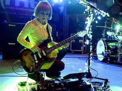 Ritzy Bryan of The Joy Formidable performs at The Interactive Clo - Old Photo 5
