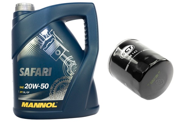MotoröL ÖLfilter SM143 Set 20W50 5 Liter FüR Lexus IS GS RX Toyota Yaris VW-image