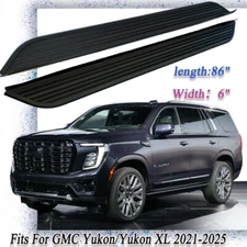 Fits For GMC Yukon Yukon XL 2021-2025  Side Steps Running Boards Nerf Bars