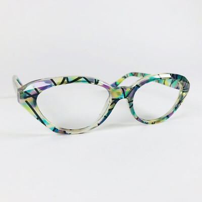 POLAROID Brille MEHRFARBIG GEMUSTERT OVAL Brillengestell MOD: 8464 D