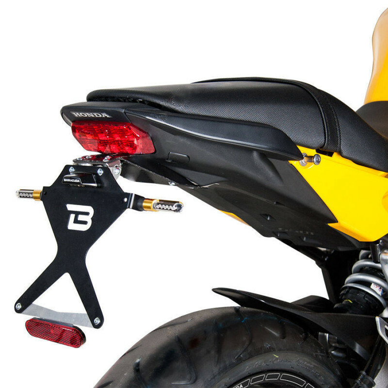 Support de plaque Honda CB 650F 2017 Accessoire Moto Barracuda Réglable