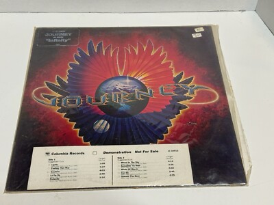 Journey 1978 Infinity White Label Promo CBS Columbia Records Rare Vinyl ...