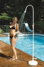 Outdoor Patio Shower with Foot Washer 78"