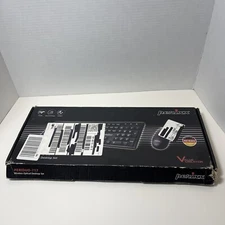 Perixx PERIDUO 717, 2.4 GHz Wireless Set: Big Print Letter Keyboard & Mouse Set