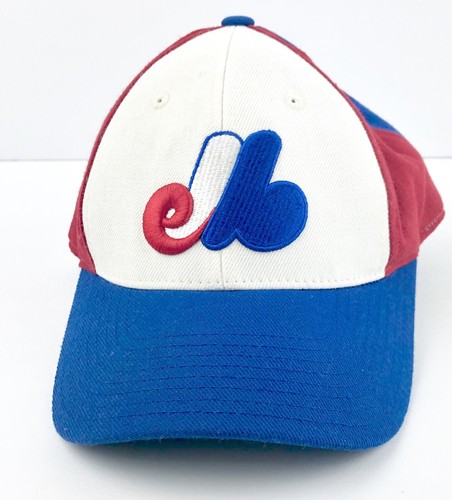 Vintage 1983 Montreal Expos MLB American Needle Fitted Baseball Cap Hat 7 1/8