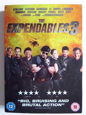 The Expendables 3 (I Mercenari 3)  DVD Film Azione 2014 (Audio Inglese)