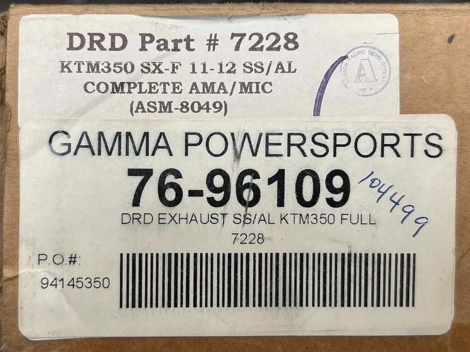 Sistema de exaustão completo DR.D 2011-12 KTM 350SX-F SS/AL - Imagem 4 de 4