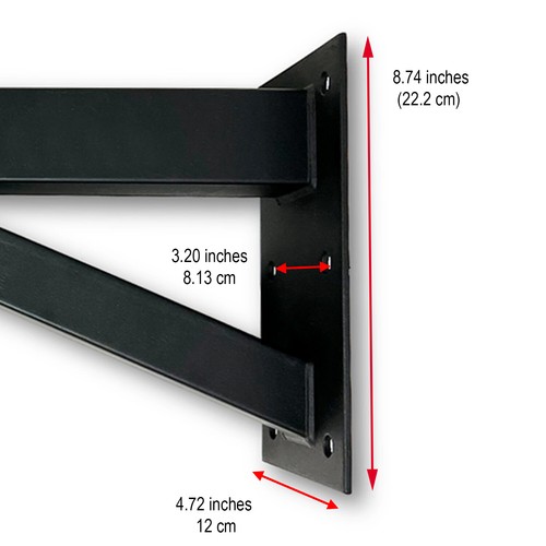 Wall-Mounted Heavy Bag Hanger with Adjustable Bracket for Home Gym Black - Picture 5 of 21