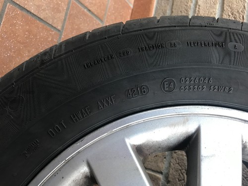 4 Cerchi 8200 084 248 R15 gomme estive Continental 195 65 91H Renault Megane usa - Foto 8 di 20
