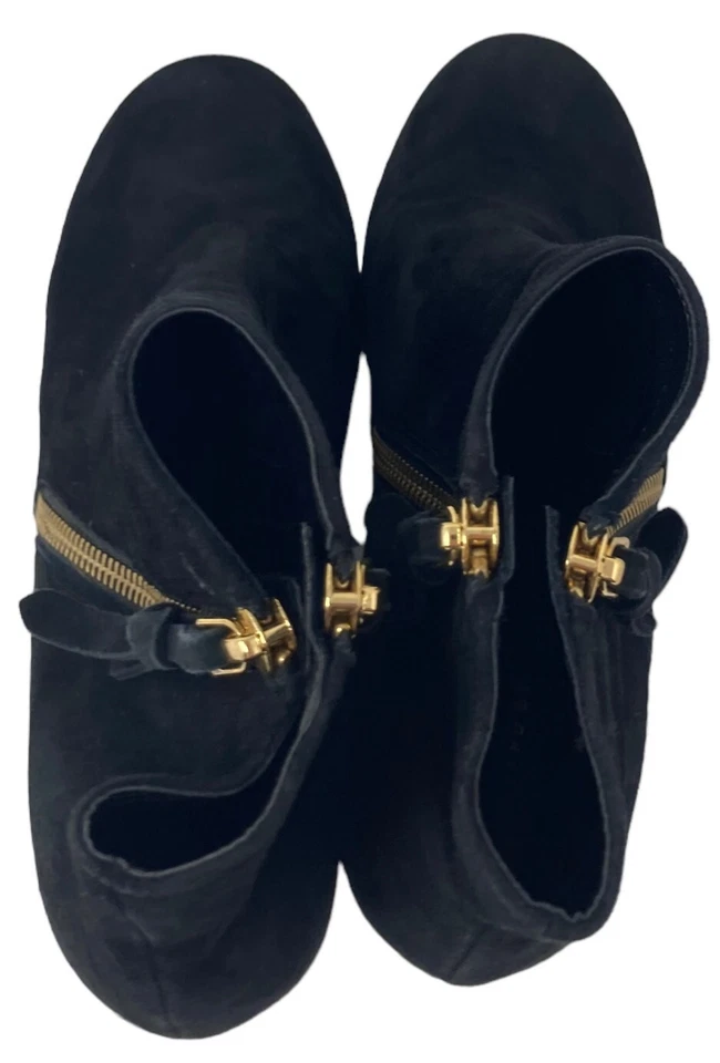 Botín al tobillo Cole Haan Grand Sailor de cuero gamuza negro talla 5,5 para mujer Foto 4 de 4