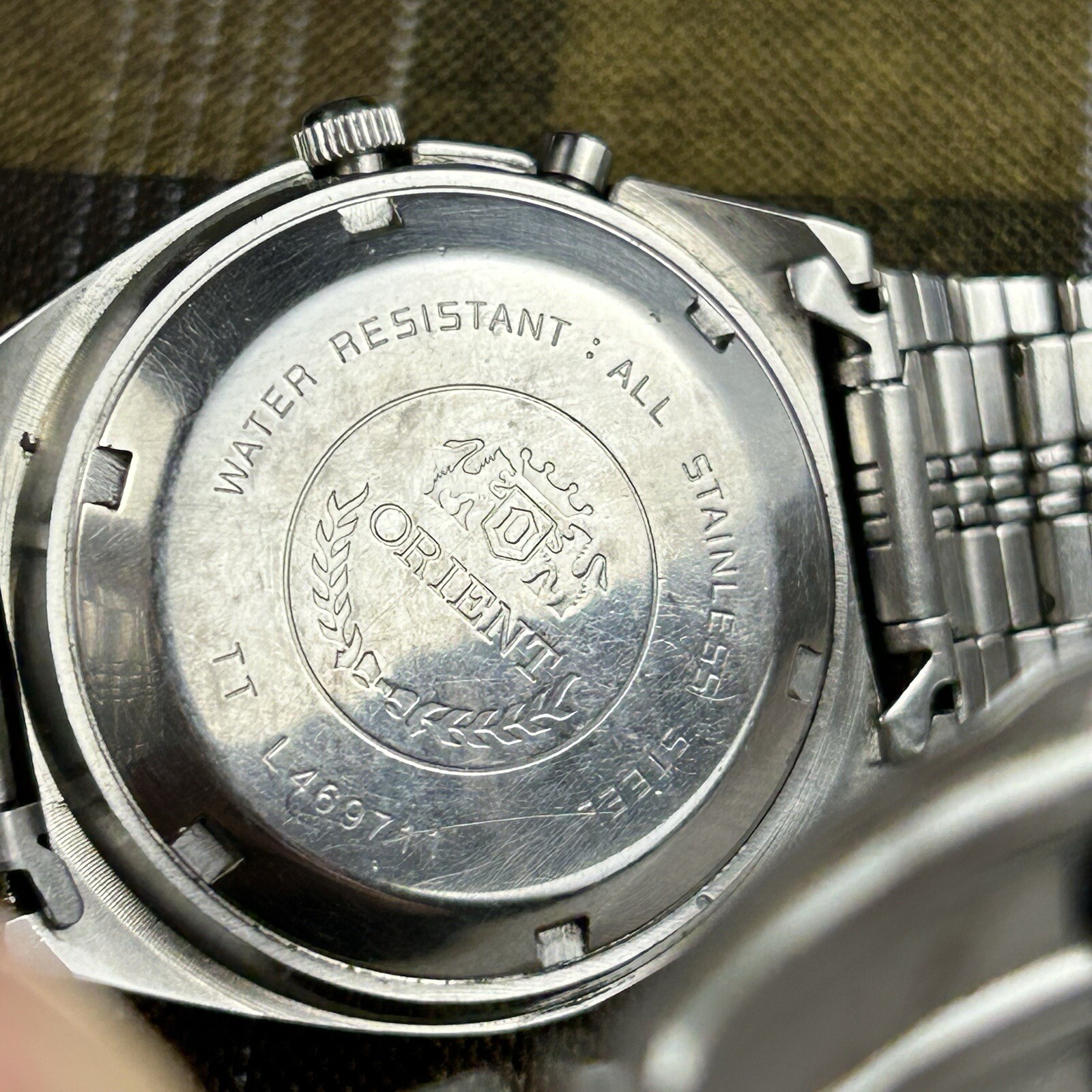 Vintage ORIENT AAA Crystal Automatic 21 jewels Wa… - image 2