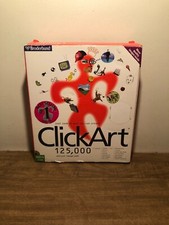 Click Art 125,000 Borderbund Image Clip Animations Photo Sound Win 3.1 95
