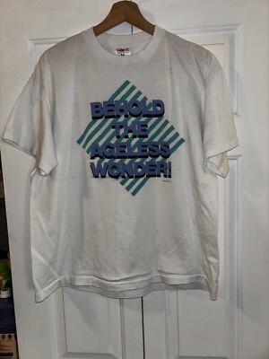 Vintage 1989 Behold The Ageless Wonder Single Stitch T Shirt Size XL USA Made