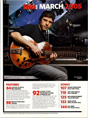 Guitar School Alex Skolnick Original Print Ad | eBay