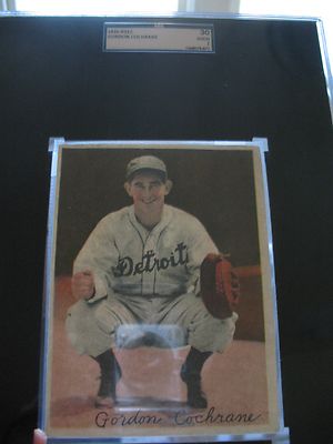 1936 R312 GORDON ''Mickey'' COCHRANE SGC 30 Good 2 ~Detroit Tigers~HOFer~