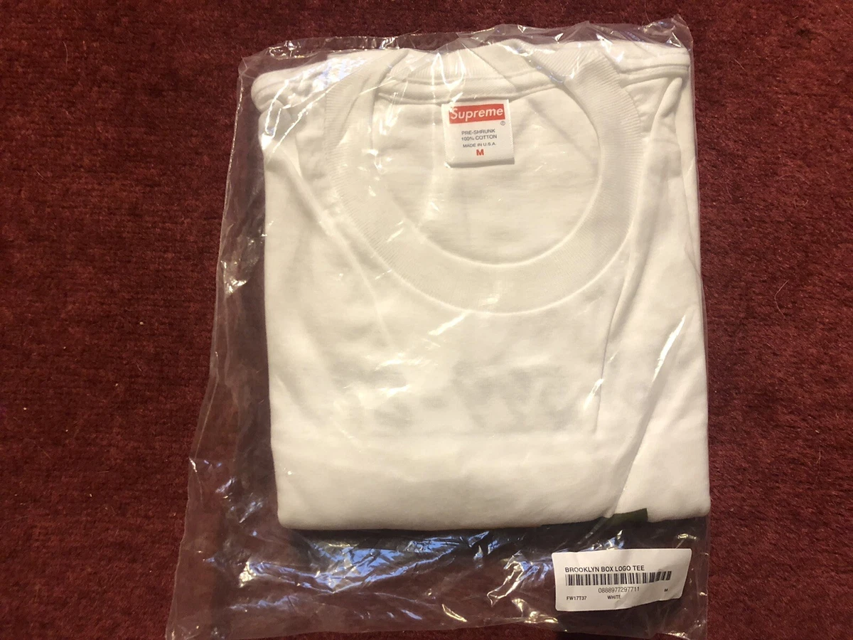 SUPREME BROOKLYN BOX LOGO TEE WHITE