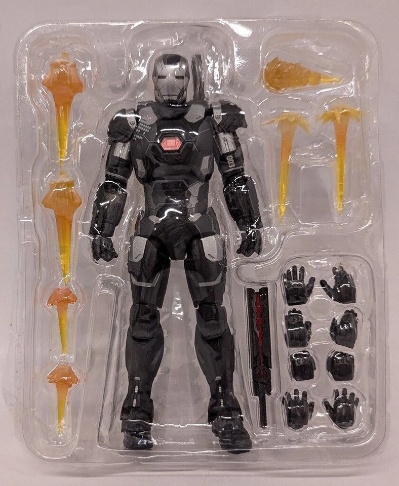 Figura de acción Civil War Captain War Machine Mark 3 S.H.Figuarts BANDAI Foto 3 de 4