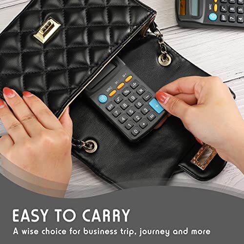 24 Pieces Basic Calculators for Students Small Calculators Pocket Size Mini - Picture 7 of 7