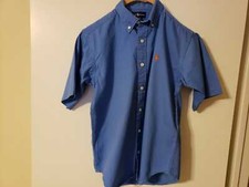 Ralph Lauren Teen Boys Casual BUTTON DOWN DRESS SHIRT Sz: M12/14