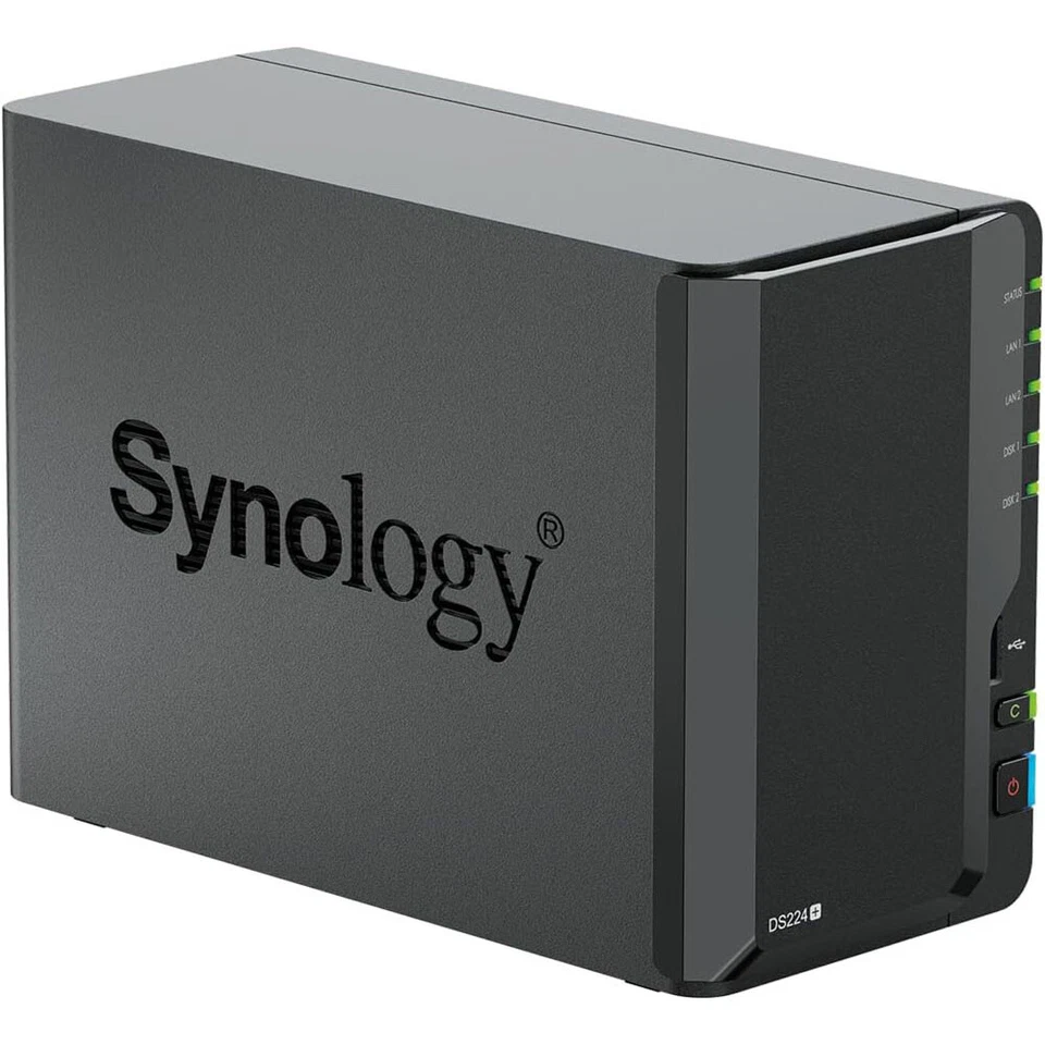 Synology DS224+ NAS 2-Bay 20TB/16TB/12TB Storage Server Diskstation Home/Office - Image 4 of 4