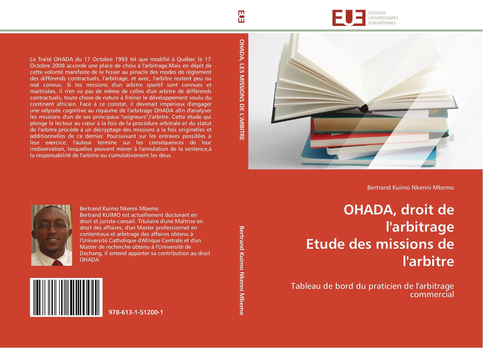 Bertrand Kuimo Nkenni Mbemo | Ohada, Droit De L'arbitrage Etude Des