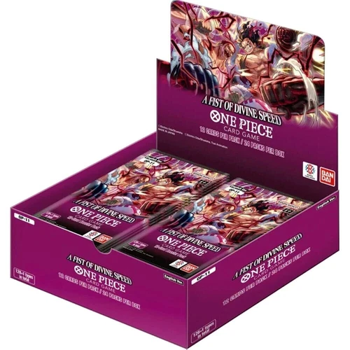 One Piece A Fist of Divine Speed English Booster Box Sealed New