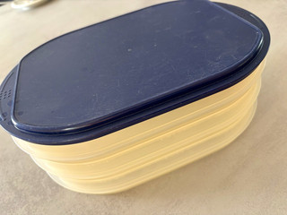 Vorratsdosen 4 tlg. transparent/blau Schnappdeckel Frische Kabinett Tupper