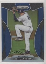 2019 Panini Prizm Draft Picks Blue Prizm Matt Canterino #42 0b3