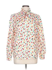 Laura Mae Women White Long Sleeve Blouse 12