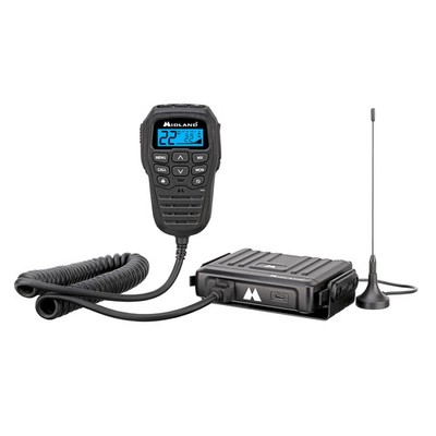 Midland MXT275 MicroMobile 15W GMRS 2-Way Radio with Magnetic Mount Antenna