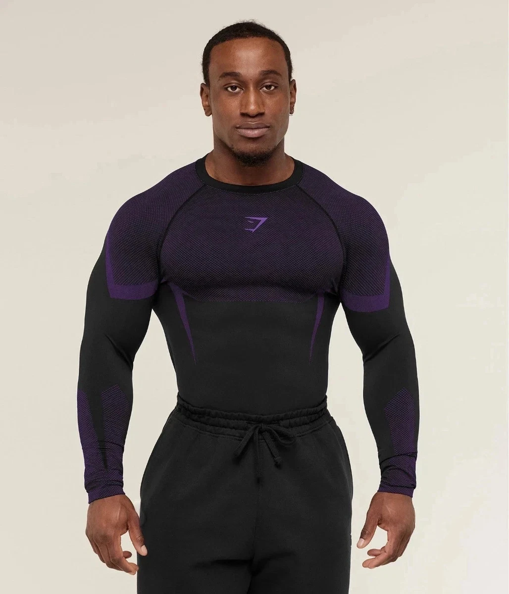 Onyx 5.0 Seamless Long Sleeve T-Shirt purple size (L) BRAND NEW IN