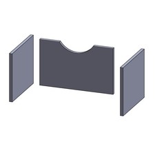 Feuerraumauskleidung Passend für Morsö** Kamin & Ofen 3-teilig