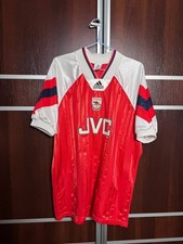 ARSENAL FC 1992/1994 HOME FOOTBALL SOCCER SHIRT JERSEY ADIDAS EQUIPMENT SIZE XL