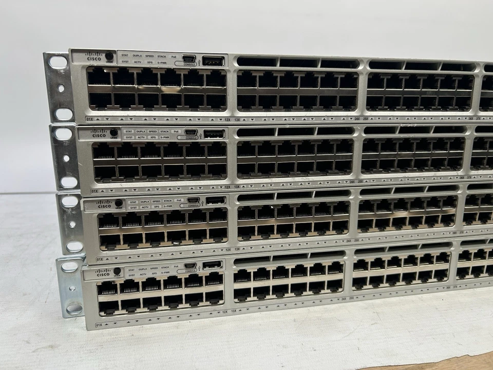Cisco Catalyst WS-C3850-48F-L Switch Ethernet 48 Ports + C3850-NM-2-10G - Photo 3/4