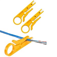 3 Pack Mini Wire Stripper Network Cable Stripper Punch Down Cutter Tool