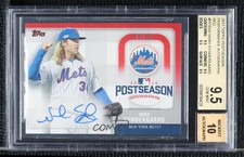 2017 Topps Postseason Performance Red 17/25 Noah Syndergaard BGS 9.5 Auto d4f